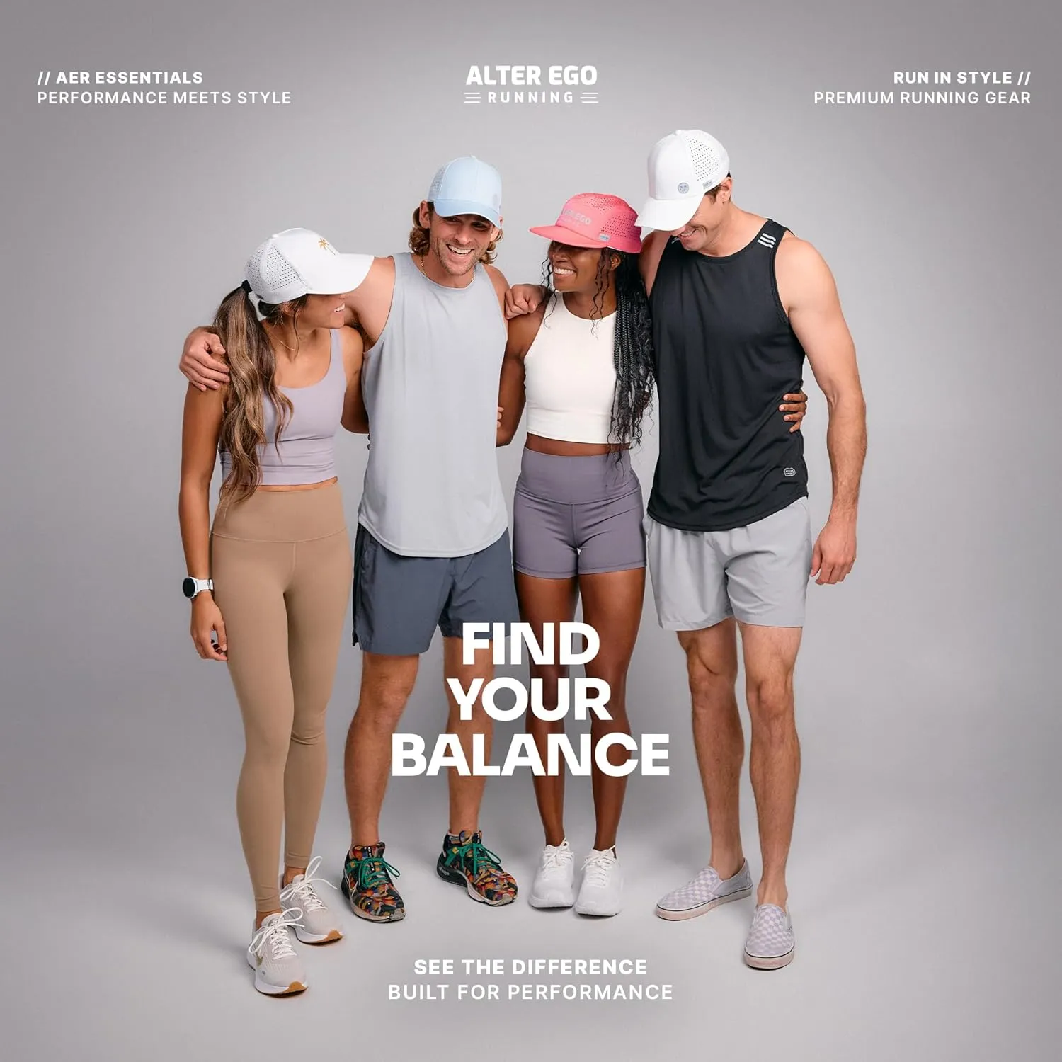 Alter Ego Drifter Splash Running Hat  Lightweight, Water Repellent, Men & Women