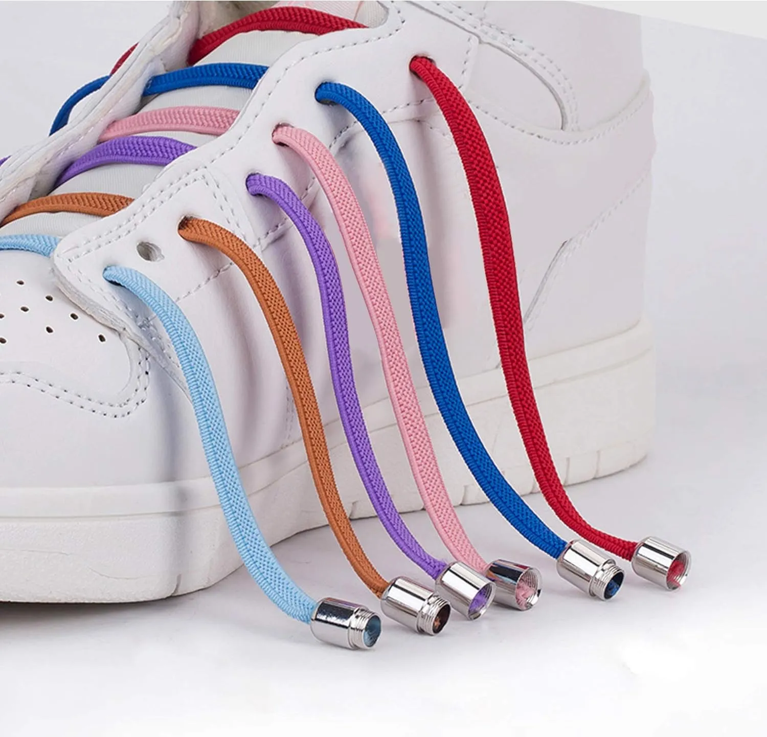 anan520 Tieless Elastic Shoe Laces, No Tie Shoelaces for Kids/Adults