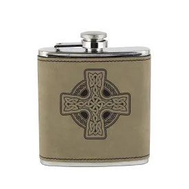 Celtic Cross Flask