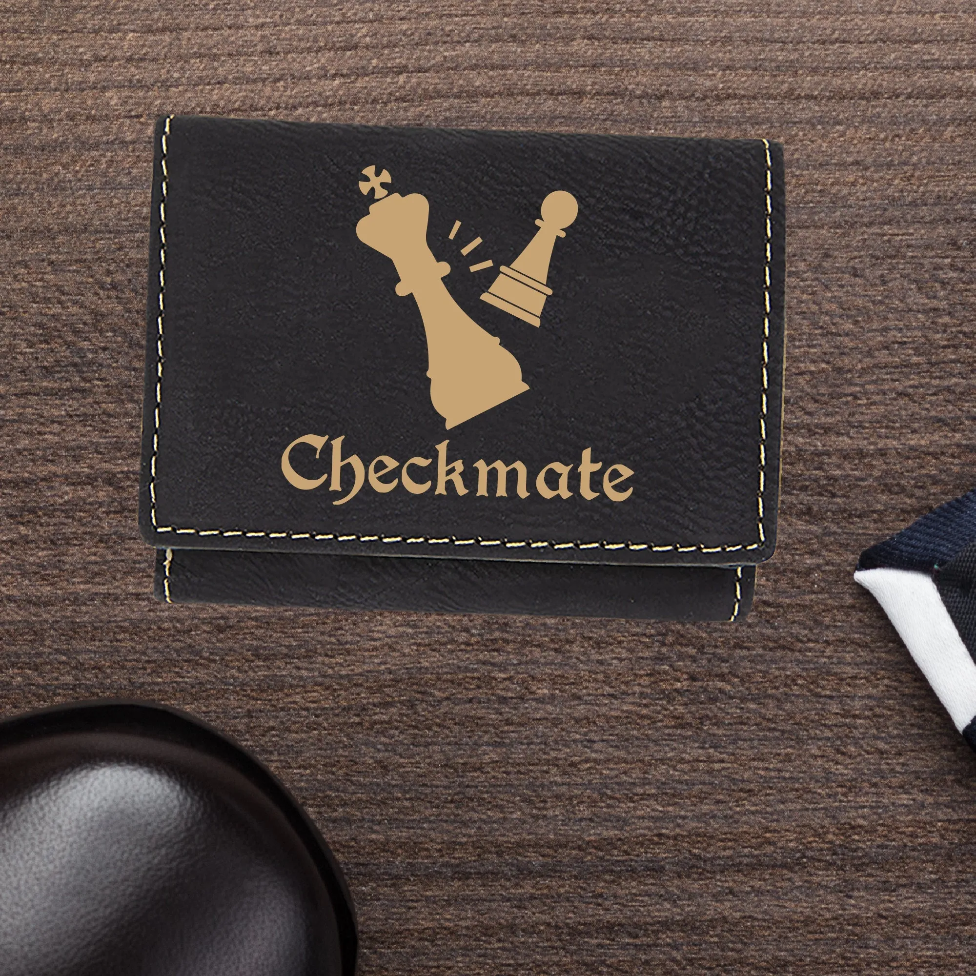Checkmate Chess Trifold Wallet