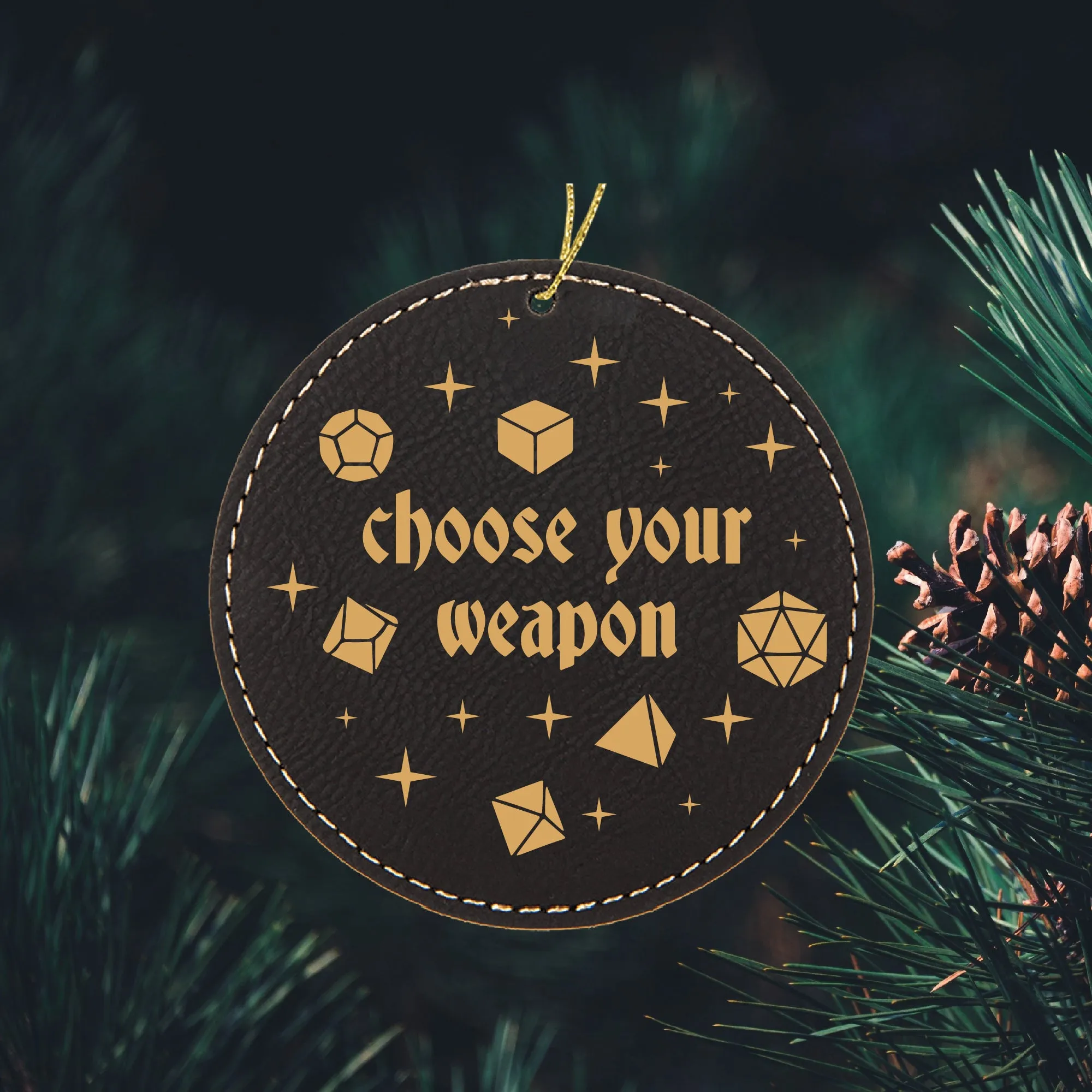 Choose Your Weapon Ornament