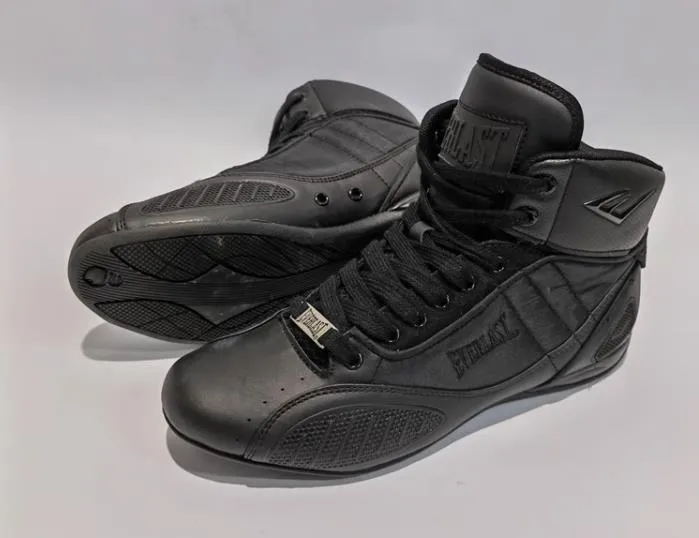CLEARANCE SALES EVERLAST ELITE BOXING SHOES BOOTS LOW TOP Eur 38 / 38.5 Black