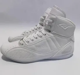 CLEARANCE SALES EVERLAST ELITE BOXING SHOES BOOTS LOW TOP Eur 42-44 White
