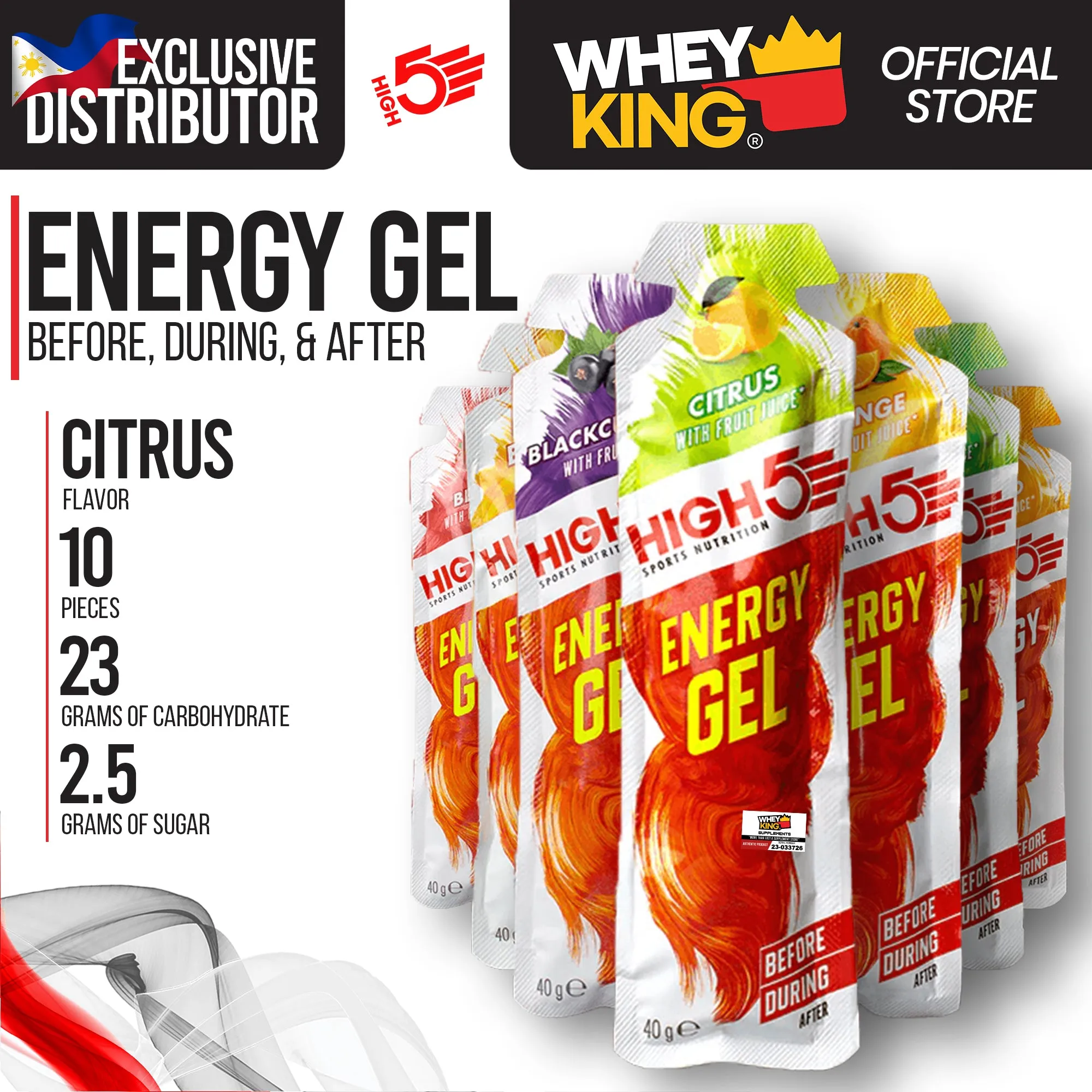 HIGH5 - Energy Gels (10pcs)