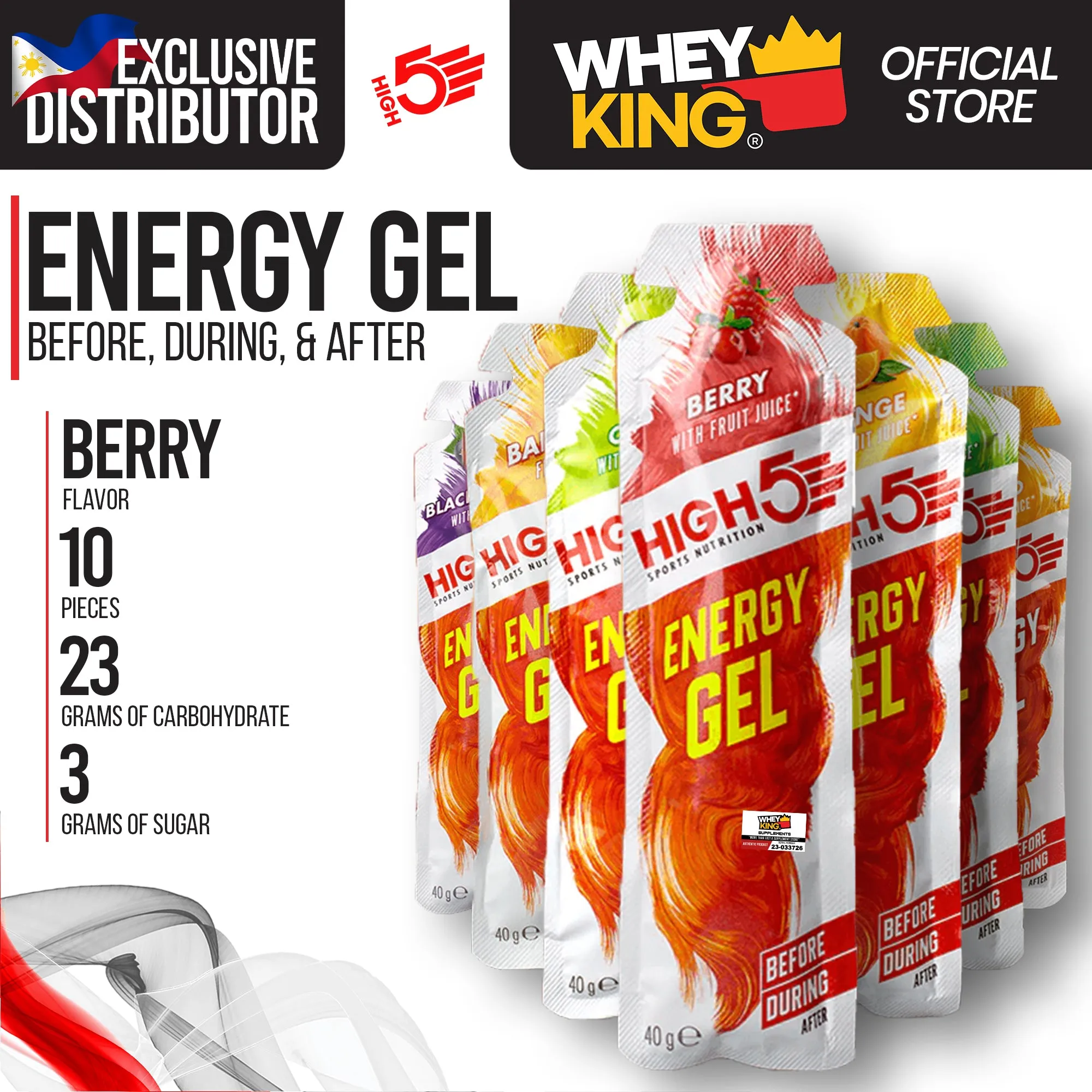 HIGH5 - Energy Gels (10pcs)