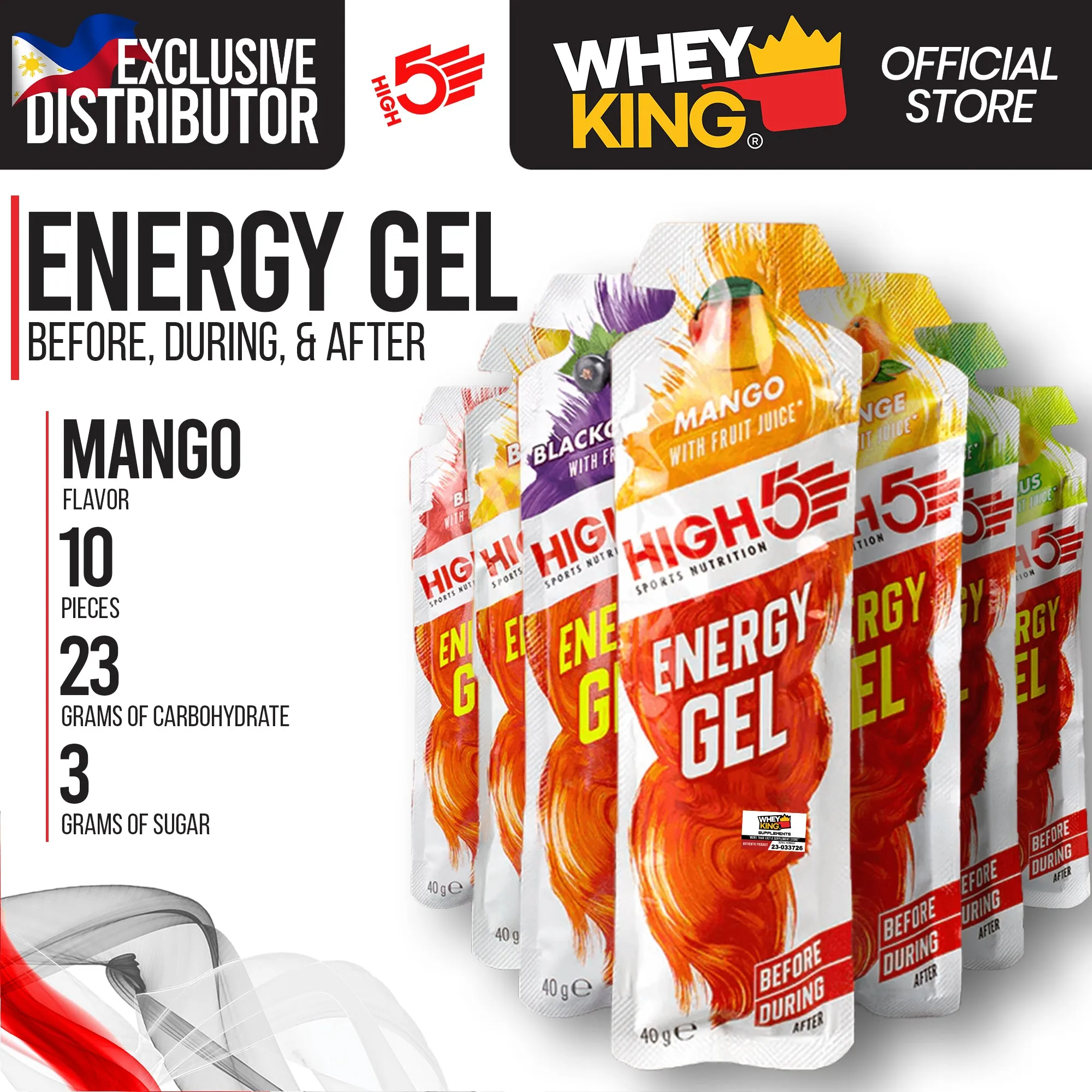 HIGH5 - Energy Gels (10pcs)