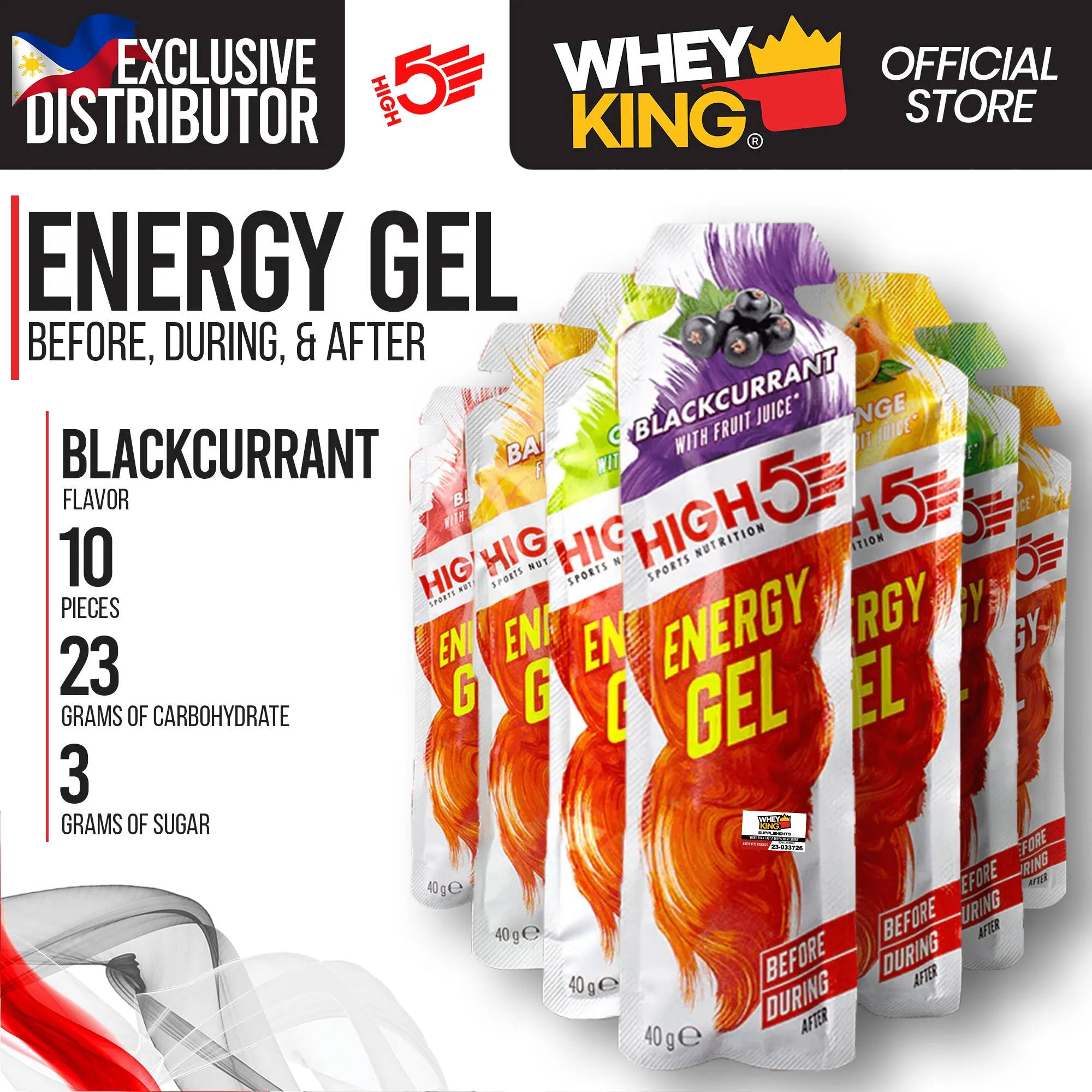 HIGH5 - Energy Gels (10pcs)