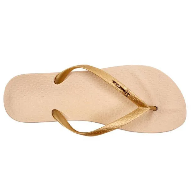 Ipanema Womens Ana Tan Beige Gold