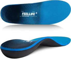Plantar Fasciitis Insoles - Orthotics Inserts [1-Pair], Plantar Fasciitis Relief - 220  lbsHigh Arch Support, Arch Supports Shoe Insoles for Flat Feet.[Men 6-6 1/2 | Women 8-8 1/2]