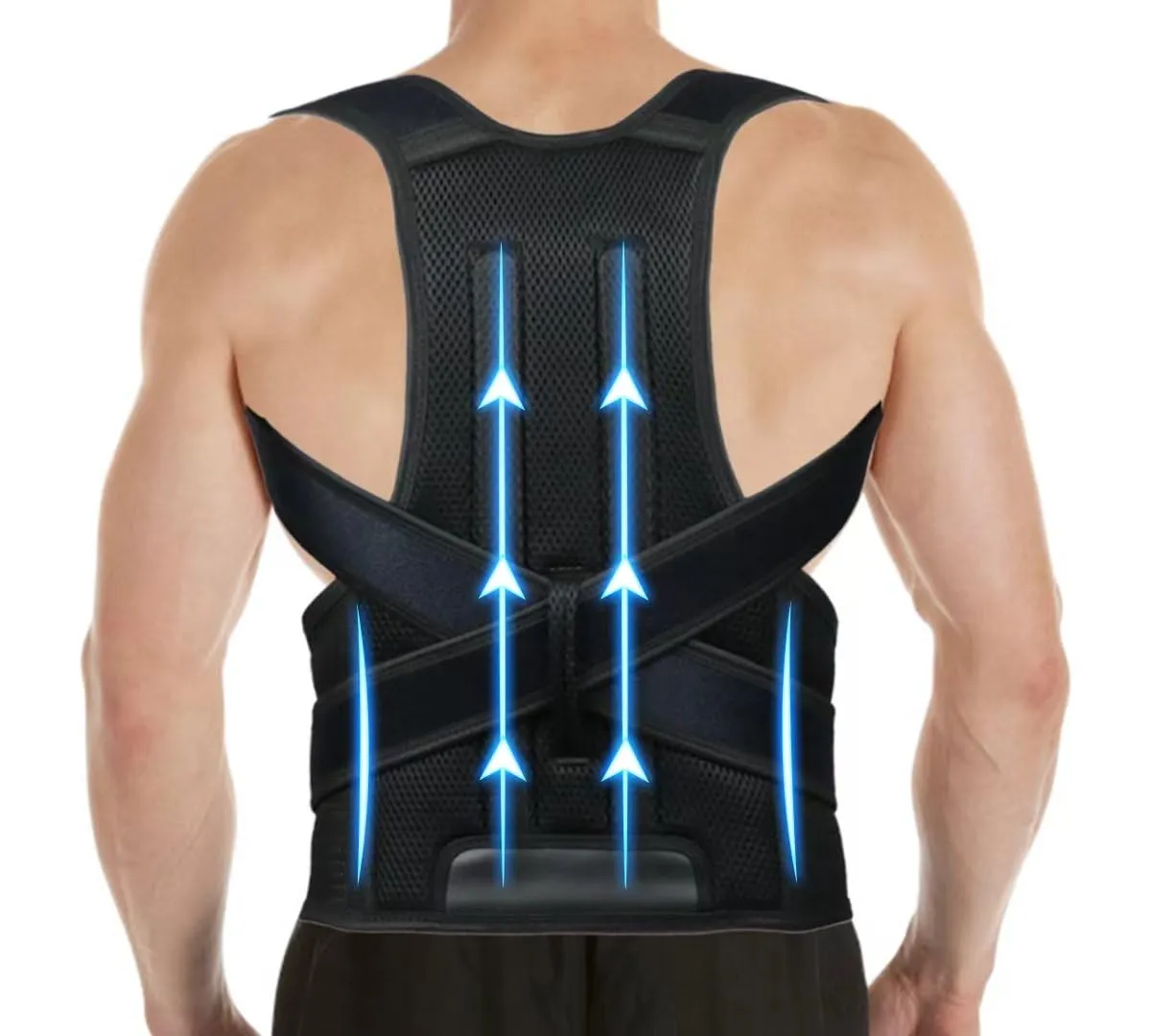 Posture Corrector for Men and Women,Adjustable Back Brace for Upper and Lower Back Pain Relief - Back Support Improve and Neck,Shoulder,Back Pain Relieve M(29"-33")