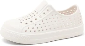 QLZ Toddler Kids Water Shoes for Boys Girls Garden Sandals Rubber Shoes Beach Sneakers, Slip-on Anti-Slip Lightweight Breathable Quick Dry Soft FlexibleToddler/Little Kid/Big Kid