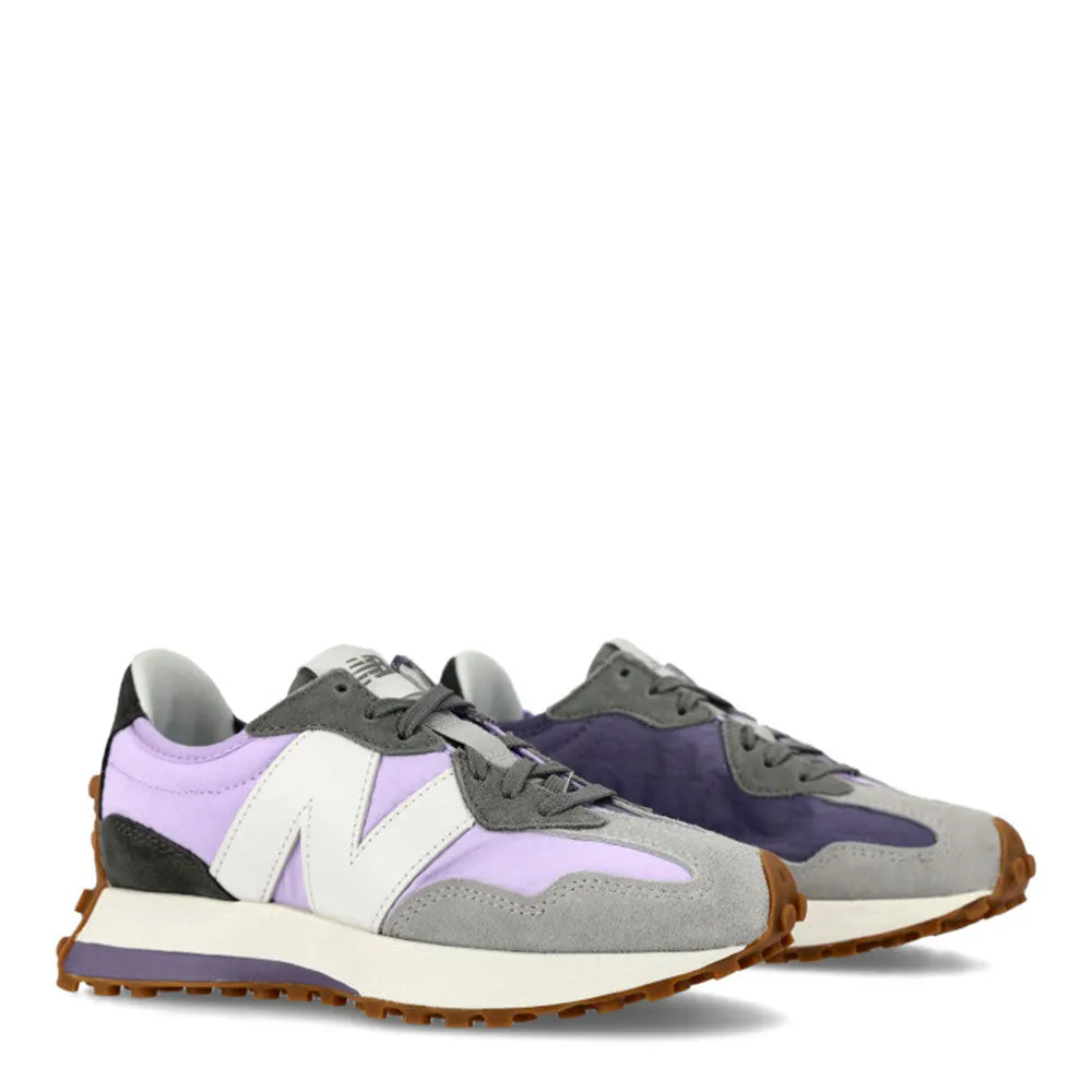 Scarpe Donna NEW BALANCE Sneakers 327 in Suede e Mesh colore Cyber Lilac