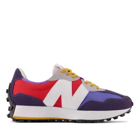 Scarpe Donna NEW BALANCE Sneakers 327 in Suede e Nylon colore Dark Mercury Aura e White