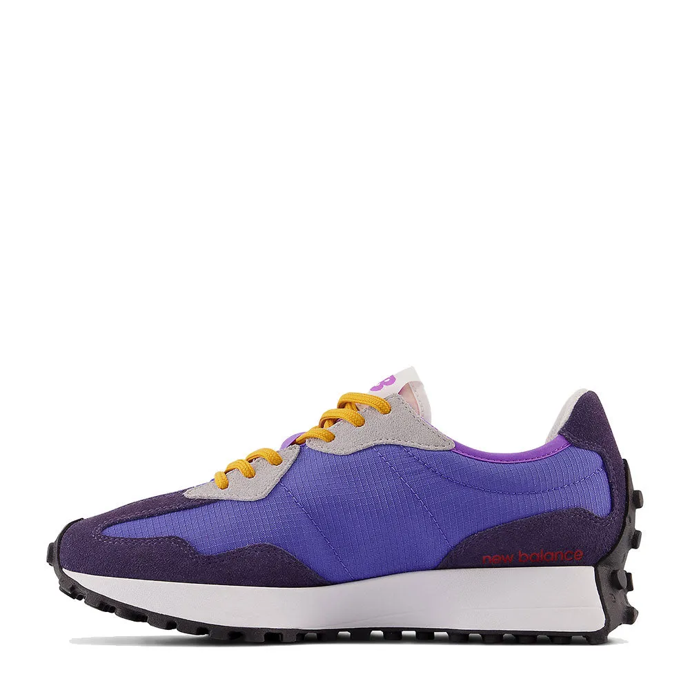 Scarpe Donna NEW BALANCE Sneakers 327 in Suede e Nylon colore Dark Mercury Aura e White