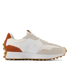 Scarpe Donna NEW BALANCE Sneakers 327 in Suede e Nylon colore Sea Salt e Rust Oxide