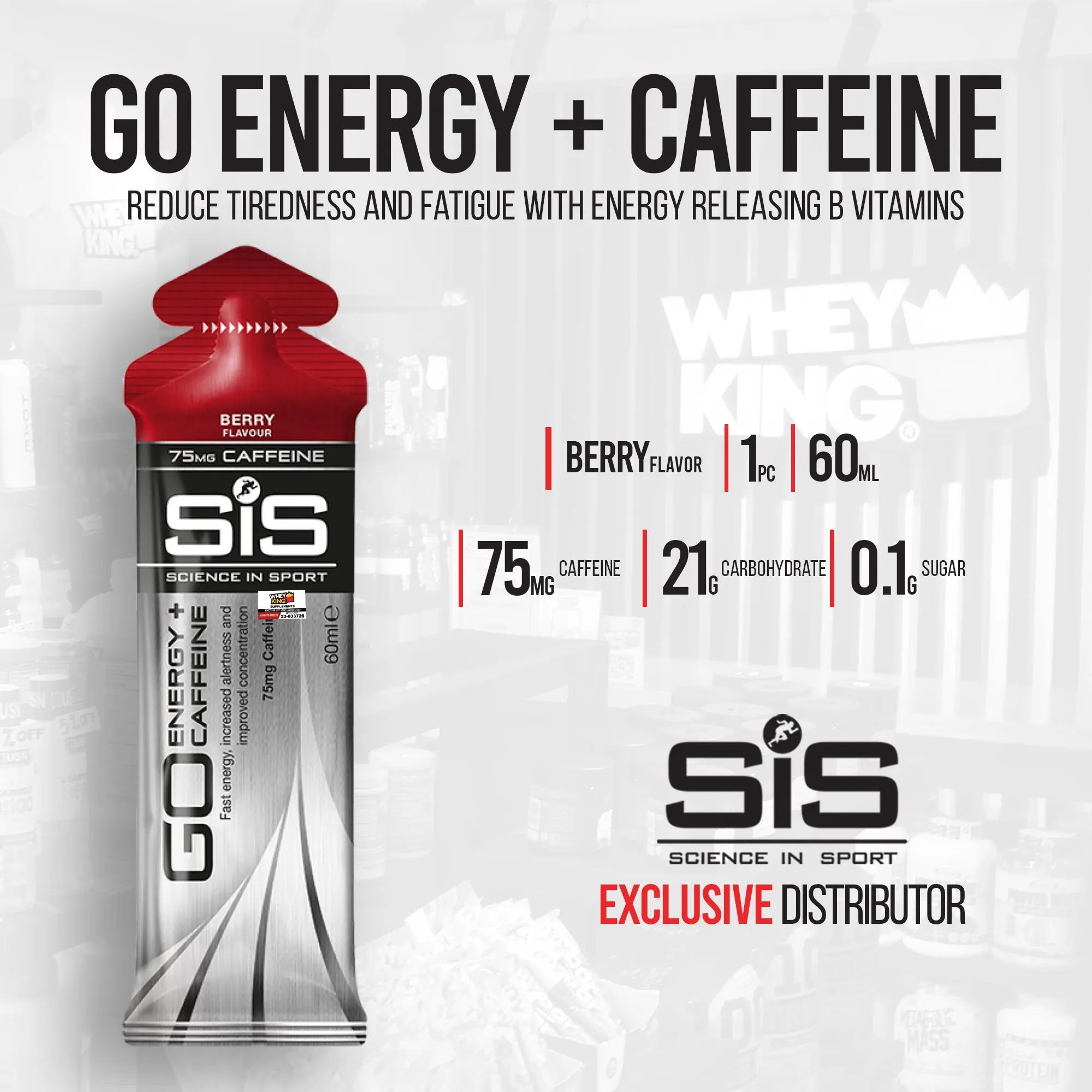 SIS - Go Energy Gel   Caffeine