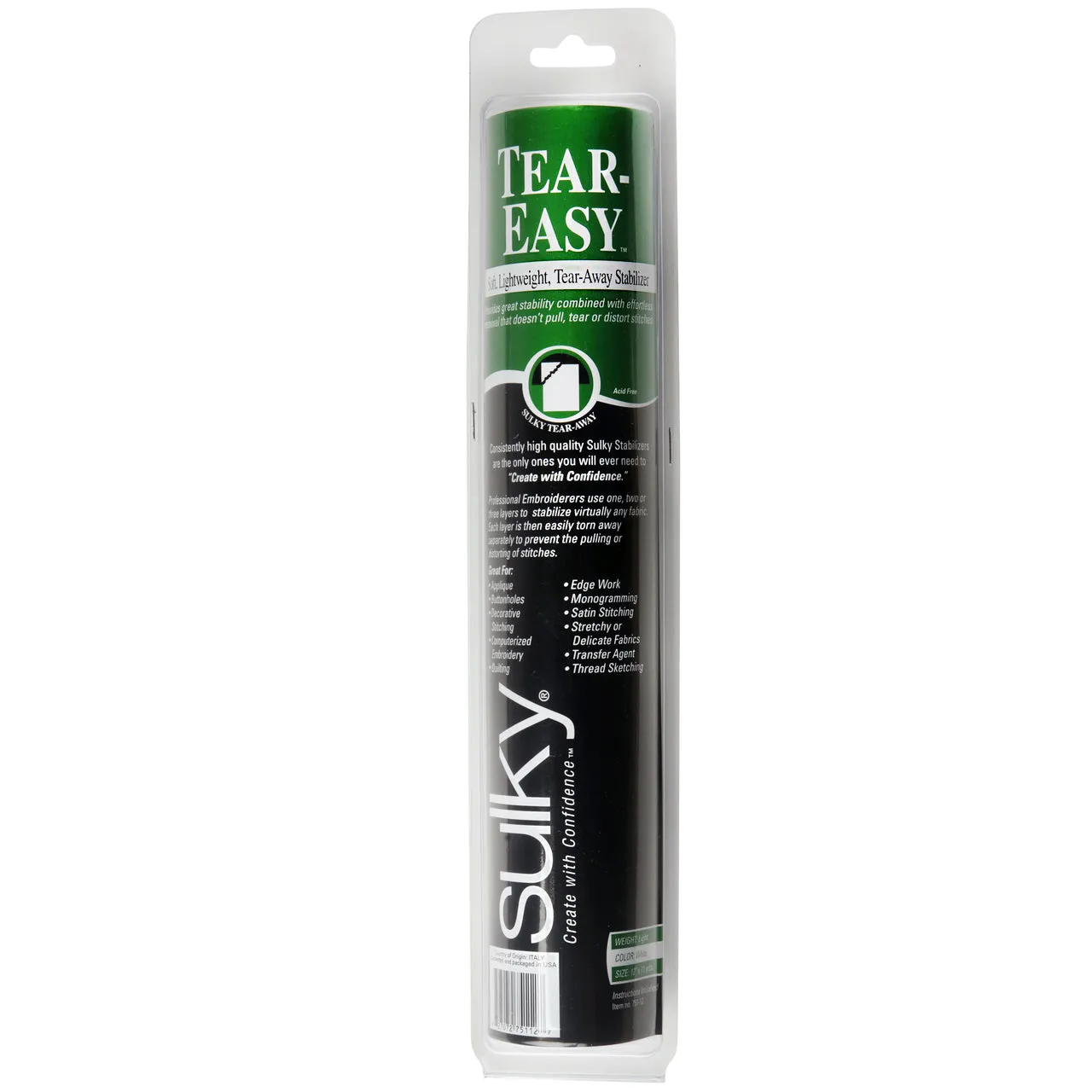 Sulky Tear-Easy Stabilizer - White